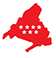 Mapa antenistas en Arroyomolinos